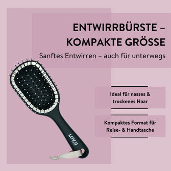 PARSA Beauty LOV.U Entwirrbürste Paddle – sanft & flexibel