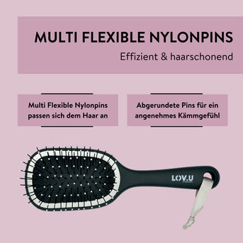 PARSA Beauty LOV.U Entwirrbürste Paddle – sanft & flexibel