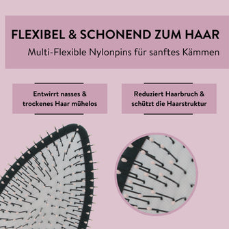 PARSA Beauty LOV.U Entwirrbürste schmal – für nasses & trockenes Haar