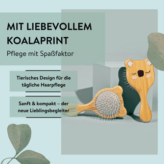 PARSA Beauty NATURE KIDS Bürste Koala Print Bambus Wet & Dry