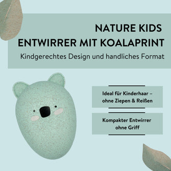 PARSA Beauty NATURE KIDS Entwirrer Bürste Koala Print Kinder Haarbürste