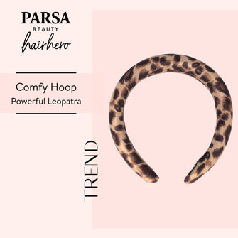 PARSA Beauty HAIR HERO Comfy Hoop Leopatra – extrastarker Haargummi im Animal-Look