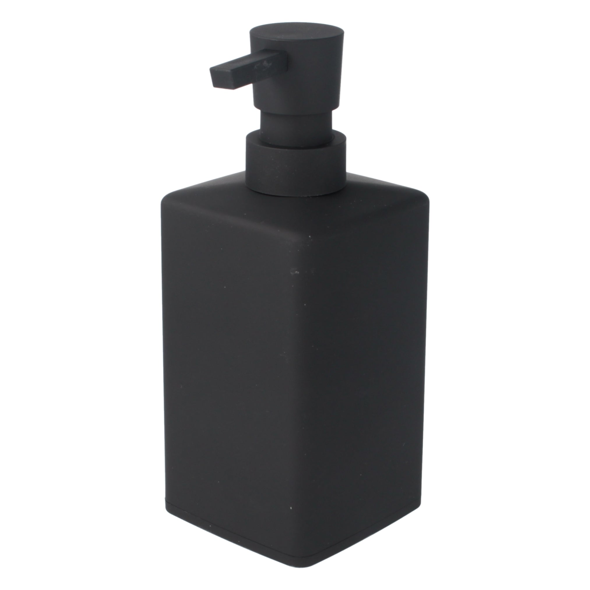 PARSA Beauty Essential Seifenspender Rubber Look, mattes Schwarz & Moderne Eleganz
