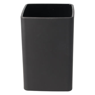 PARSA Beauty ESSENTIAL Zahnputzbecher schwarz Badezimmer Becher