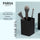 PARSA Beauty ESSENTIAL Zahnputzbecher schwarz Badezimmer Becher