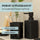 PARSA Beauty ESSENTIAL Zahnputzbecher schwarz Badezimmer Becher