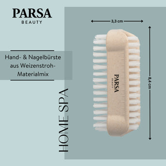 PARSA Beauty NATURE LOVE Nagelbürste – doppelseitig & nachhaltig