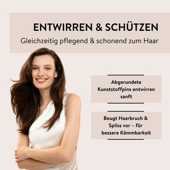 PARSA Beauty PROFESSIONAL Paddlebürste – Keratin & Biotin für Glanz & Pflege