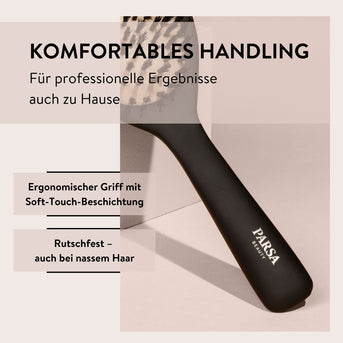 PARSA Beauty PROFESSIONAL Paddlebürste – Keratin & Biotin für Glanz & Pflege