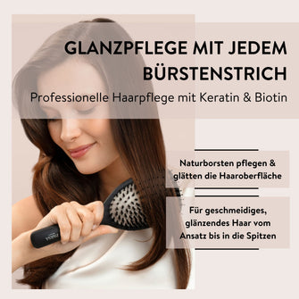PARSA Beauty PROFESSIONAL Glättungsbürste – Keratin & Shine Finish