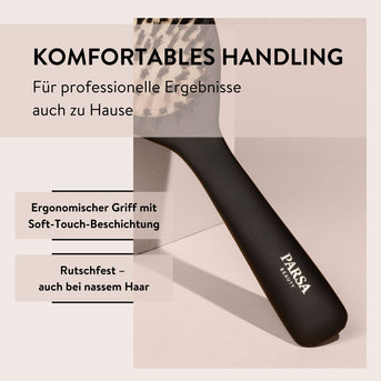 PARSA Beauty PROFESSIONAL Glättungsbürste – Keratin & Shine Finish