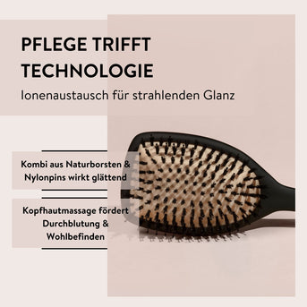 PARSA Beauty PROFESSIONAL Keratin Pflegebürste – Glanz & Pflege in einem
