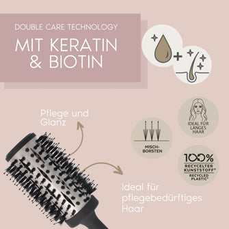 PARSA Beauty PROFESSIONAL Volumenbürste 44mm – Keratin & Biotin