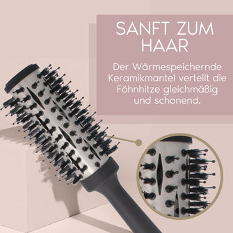 PARSA Beauty PROFESSIONAL Volumenbürste 33mm – Keratin & Biotin