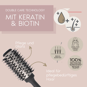 PARSA Beauty PROFESSIONAL Volumenbürste 33mm – Keratin & Biotin
