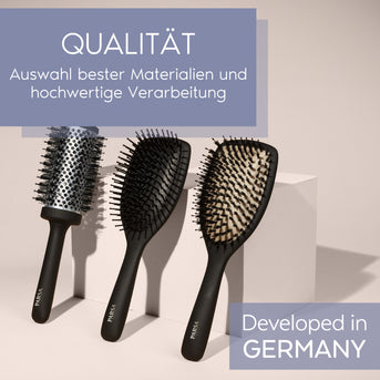PARSA Beauty Lotus und Zink Extra-Volumenbürste klein 25mm für voluminöse Frisuren