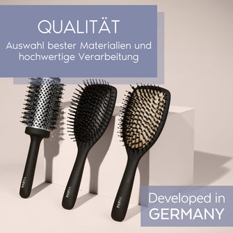PARSA Beauty PROFESSIONAL Lotus Volumenbürste groß – 44 mm Rundbürste für mehr Fülle