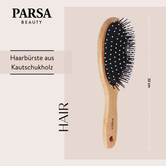 PARSA Beauty ESSENTIAL Haarbürste oval Kunststoffstifte Stylingbürste