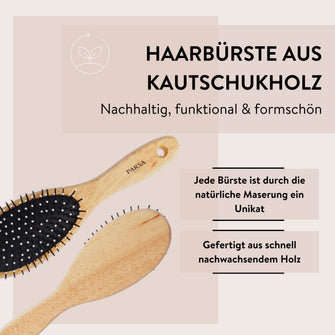PARSA Beauty ESSENTIAL Haarbürste oval Kunststoffstifte Stylingbürste