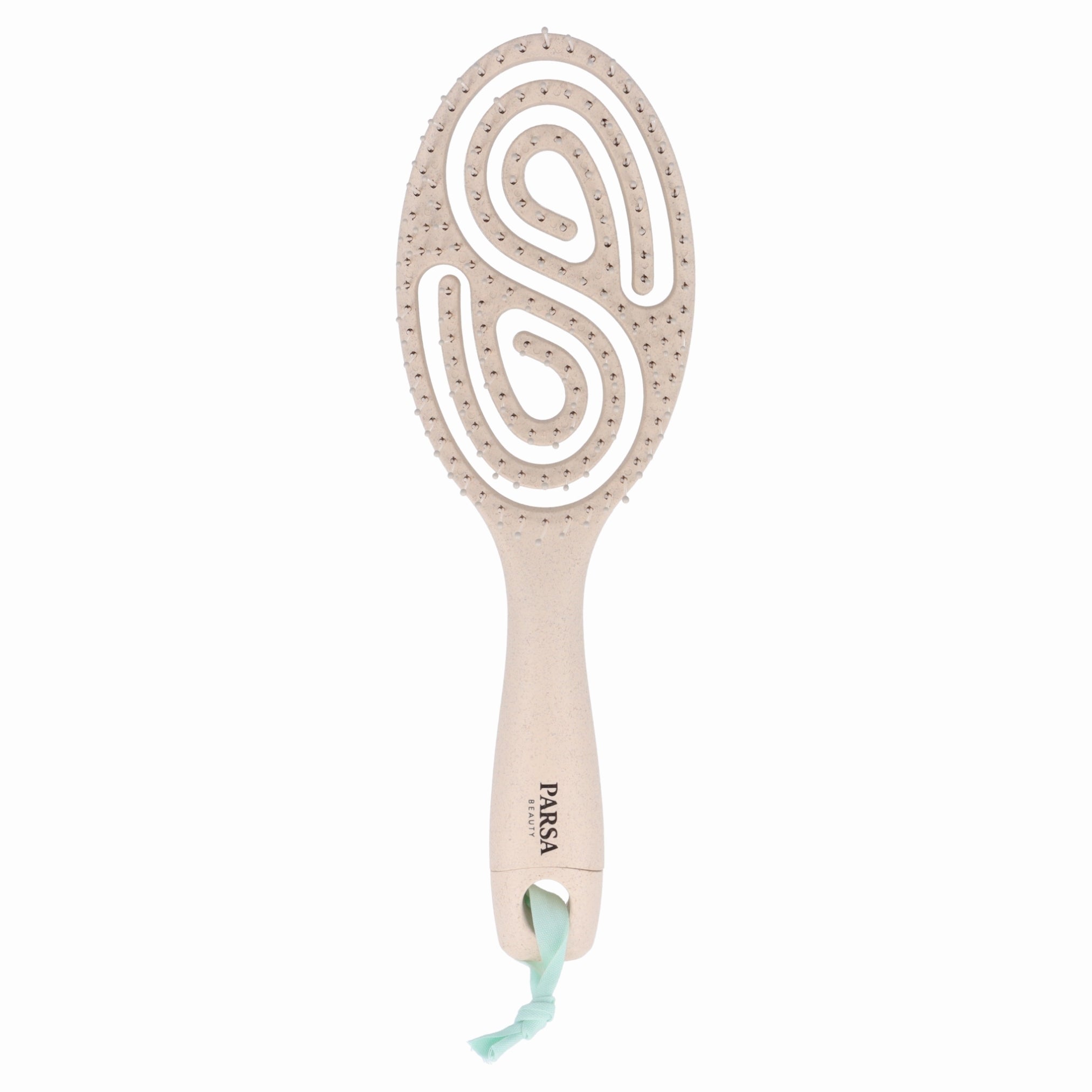 PARSA Beauty NATURE LOVE Spiralbürste Beige Weizenstroh Haarbürste