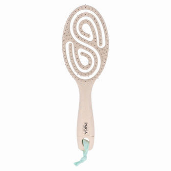 PARSA Beauty NATURE LOVE Spiralbürste Beige Weizenstroh Haarbürste