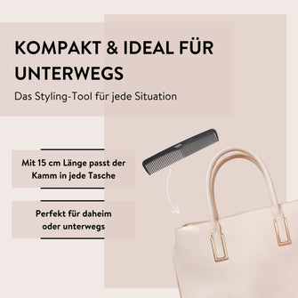 PARSA Beauty PROFESSIONAL Carbon Frisierkamm antistatisch fein & grob