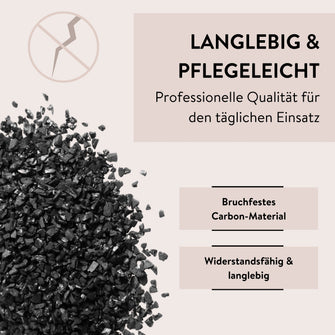 PARSA Beauty PROFESSIONAL Carbon Frisierkamm antistatisch fein & grob