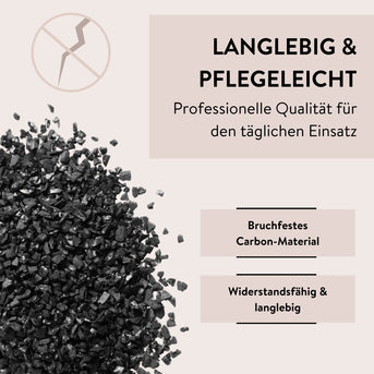PARSA Beauty PROFESSIONAL Carbon Frisierkamm antistatisch fein & grob