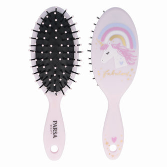PARSA Beauty KIDS Haarbürste Einhorn Regenbogen Kinder Bürste