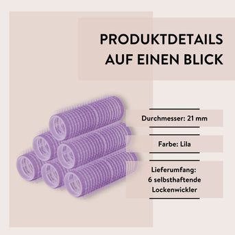 PARSA Beauty ESSENTIAL Super Haftwickler Durchmesser 21mm Locken