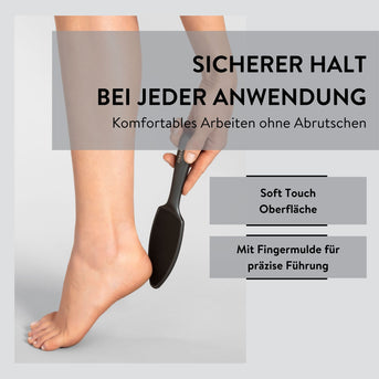 PARSA Beauty Pedi ID Duo Hornhautfeile für samtweiche Füße & sanfte Pflege