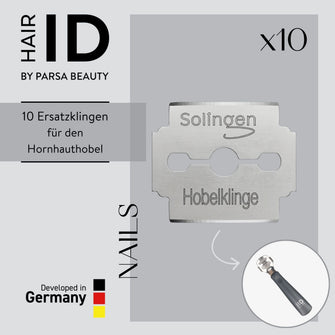 PARSA Beauty PEDI ID Hornhauthobel Ersatzklingen Pediküre Set