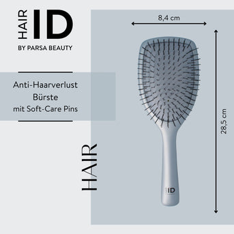 PARSA Beauty HAIR ID Paddle-Bürste – Schonende Pflege für Kopfhaut & Haar