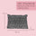 PARSA Beauty ESSENTIAL Kulturtasche schwarz weiß Kosmetiktasche
