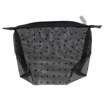 PARSA Beauty ESSENTIAL Kosmetiktasche Mesh schwarz Make-up Tasche