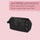 PARSA Beauty ESSENTIAL Kulturtasche Kunstleder schwarz Kosmetiktasche