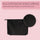 PARSA Beauty ESSENTIAL Kulturtasche groß eckig schwarz Tasche