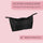 PARSA Beauty ESSENTIAL Kulturtasche groß eckig schwarz Tasche