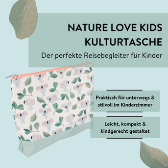 PARSA Beauty NATURE KIDS Kulturtasche Koala Kinder Kosmetiktasche