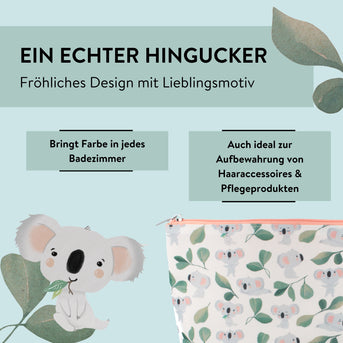 PARSA Beauty NATURE KIDS Kulturtasche Koala Kinder Kosmetiktasche