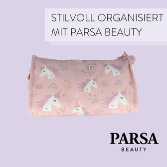 PARSA Beauty ESSENTIAL Kulturtasche Kind Einhorn Kinder Tasche