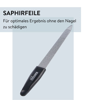 PARSA Beauty Professional Profi-Maniküre-Set, 3-teilig, in Nappaleder