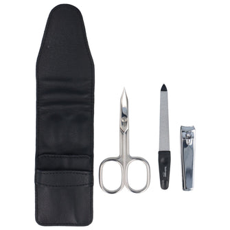 PARSA Beauty Professional Profi-Maniküre-Set, 3-teilig, in Nappaleder