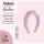 PARSA Beauty HAIR HERO COZYSTYLE Haarreif rosa Mikrofaser Haarband
