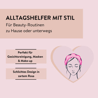 PARSA Beauty HAIR HERO COZYSTYLE Haarreif rosa Mikrofaser Haarband