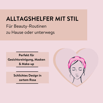 PARSA Beauty HAIR HERO COZYSTYLE Haarreif rosa Mikrofaser Haarband