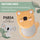 PARSA Beauty NATURE KIDS Bürste Koala Print Bambus Kinder Haarbürste