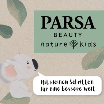 PARSA Beauty NATURE KIDS Bürste Koala Print Bambus Kinder Haarbürste