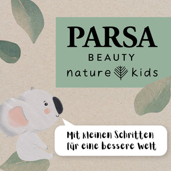 PARSA Beauty NATURE KIDS Bürste Koala Print Bambus Kinder Haarbürste
