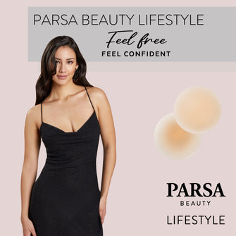 PARSA Beauty LIFESTYLE Nipple Covers helles beige – wiederverwendbar & unsichtbar